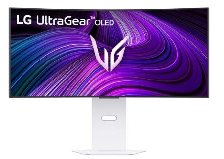 LG UltraGear 34GX90SA-W 34 inch WQHD OLED Curved Gaming Monitor